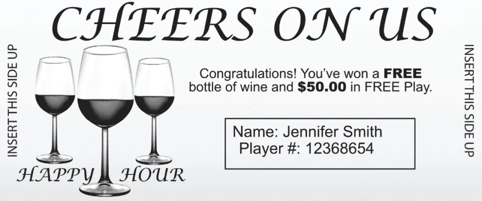 Midweek happy hour promotion coupon